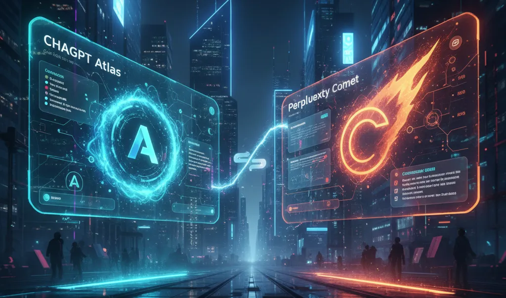 ChatGPT Atlas vs Perplexity Comet: The AI Browser Showdown